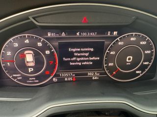 2017 Audi Q7 3.0T Premium - Interior Dashboard With Vehicle Running Image